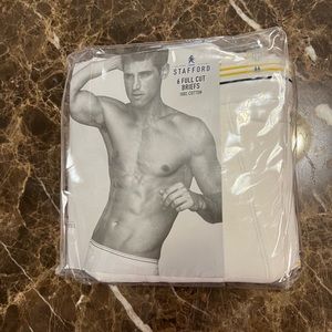 Stafford  Tailored Culture , Men’s. 6 Full Cut Briefs